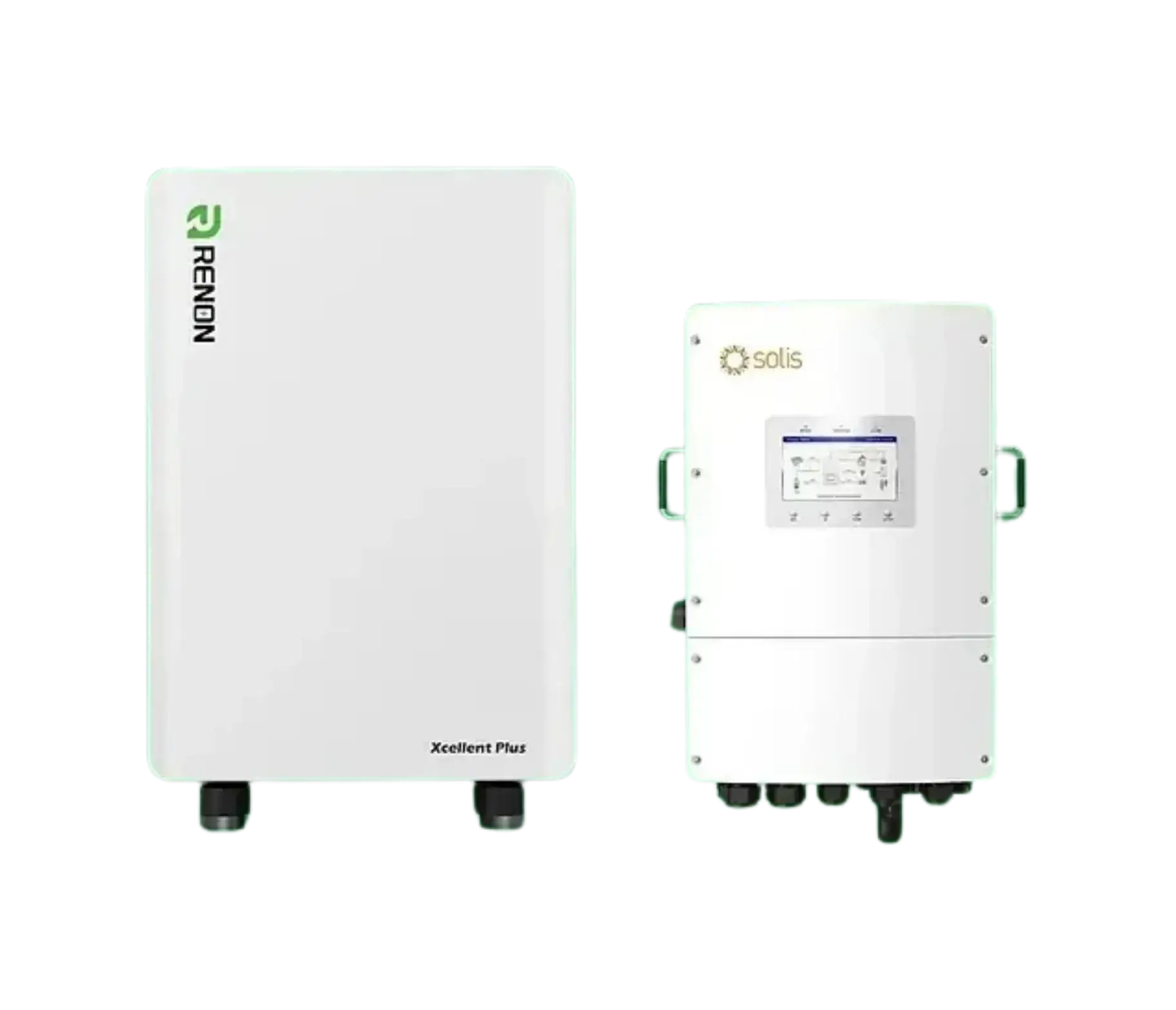 Renon Xcellent Plus thuisbatterij met Solis hybride omvormer